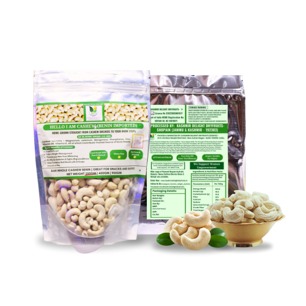 Cashew W-400 – Premium Whole Cashew Nuts